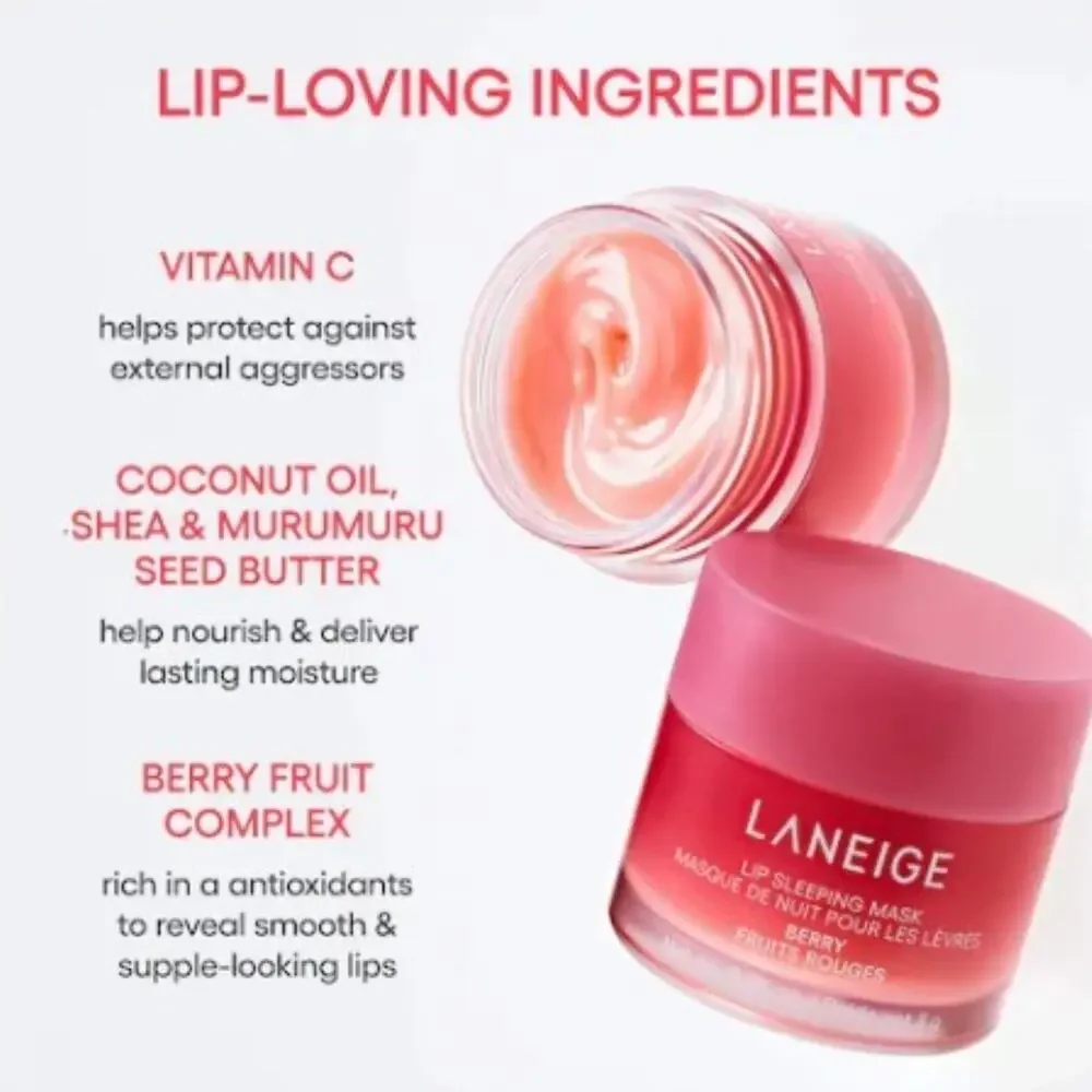 LANEIGE Lip Sleeping Mask in Peach Iced Tea NIB